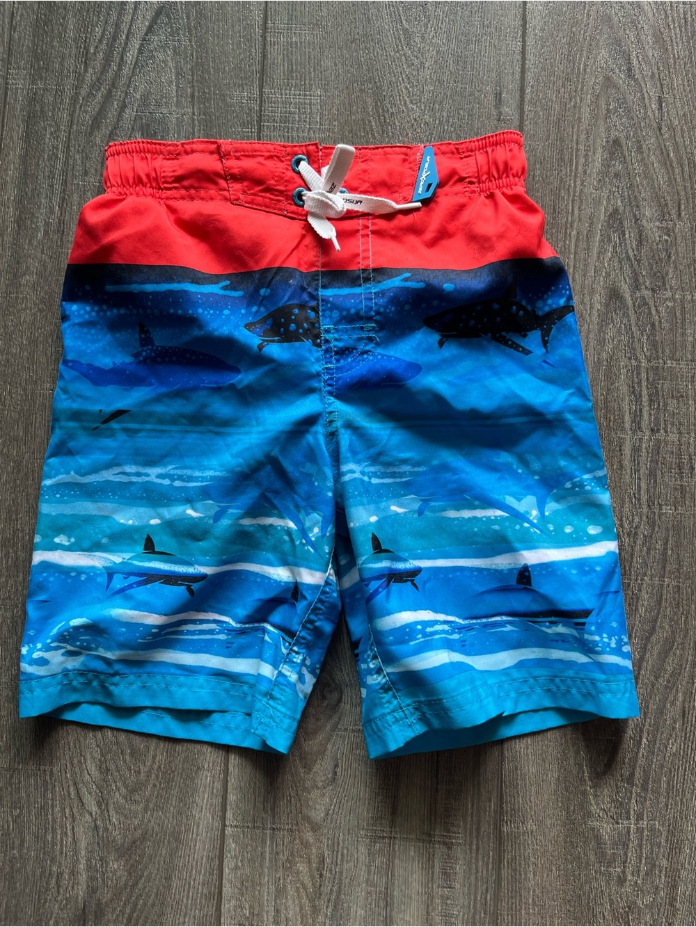 3/$15- ZeroXposure Shark Swim Trunks